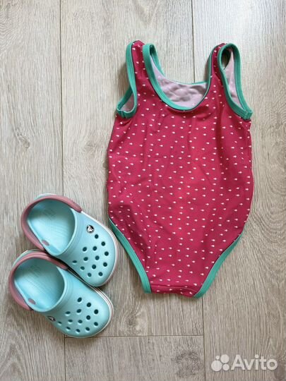 Купальник и сабо Crocs c5 c6