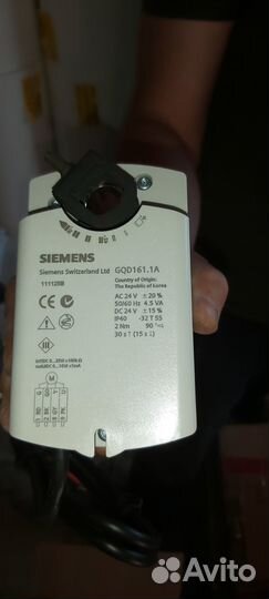 Привод воздушной заслонки Siemens GQD161.1A