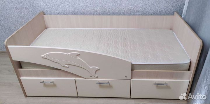 Детская кровать с ортопедическим матрасом