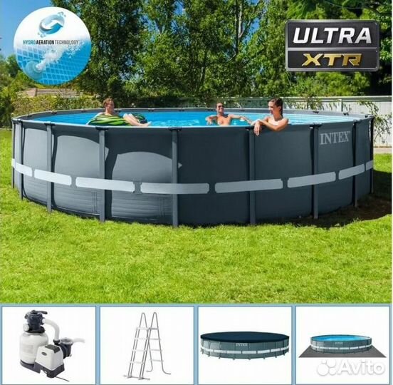 Бассейн каркасный intex / бассейн intex