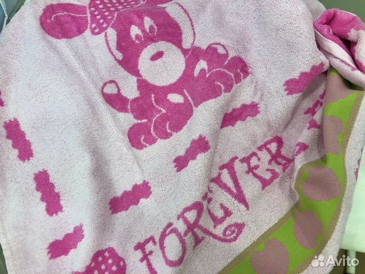 Махровое полотенце, плед, махровая простынь новая