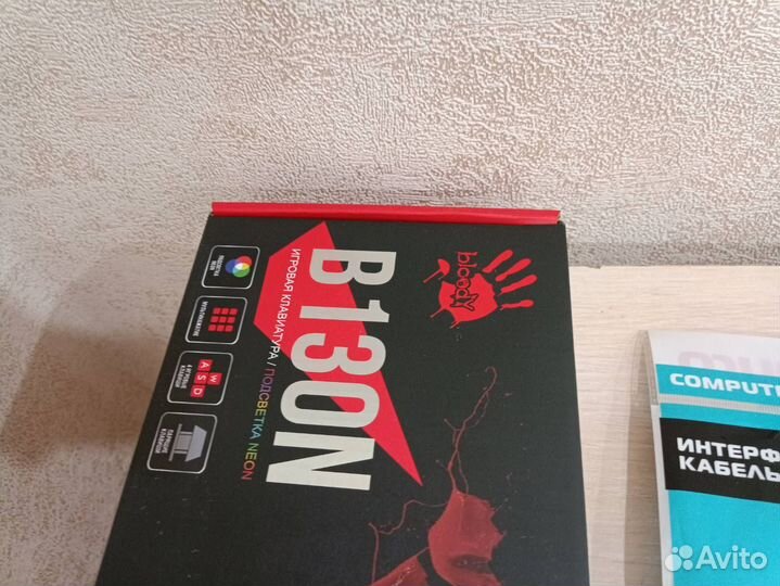 Игровая клавиатура bloody новая