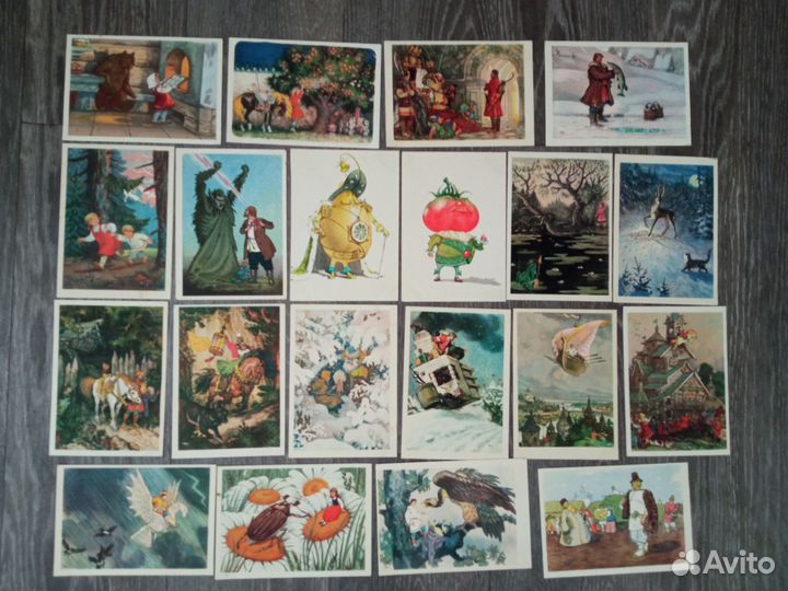 Открытки СССР 50-60х годов чистые