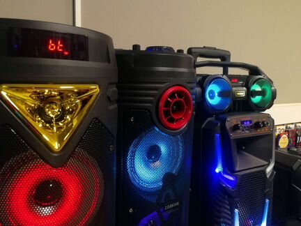 Портативная колонка блютуз мощная