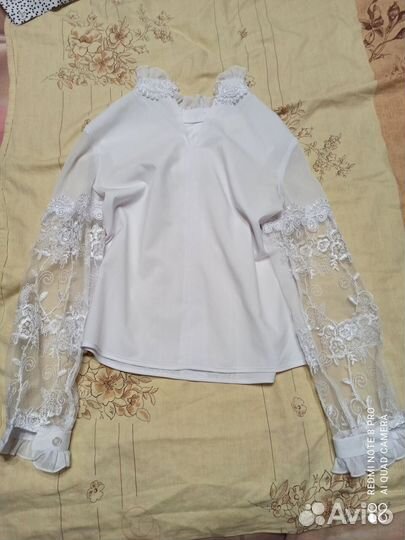 Блуза белая, три разных