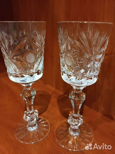 Хрустальные фужеры СССР