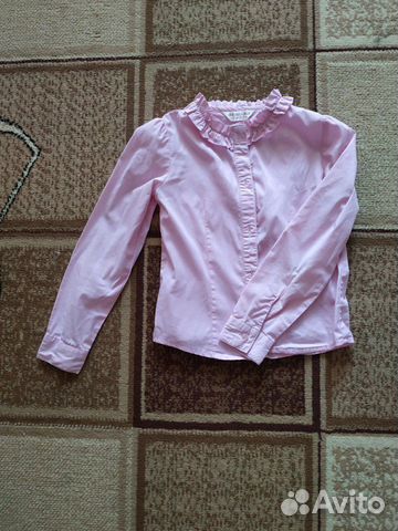 Блузка розовая