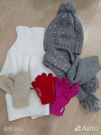 Шапки пакетом на девочку