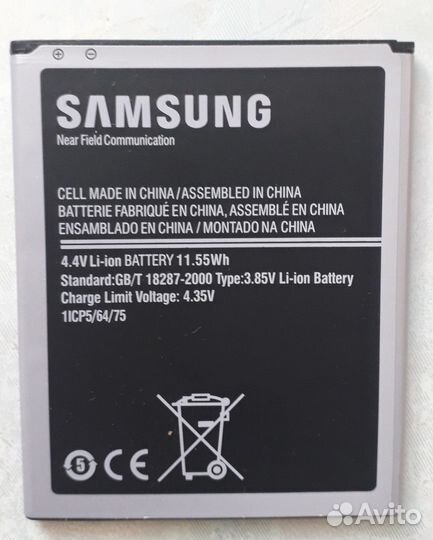 Аккумулятор для телефона samsung J4