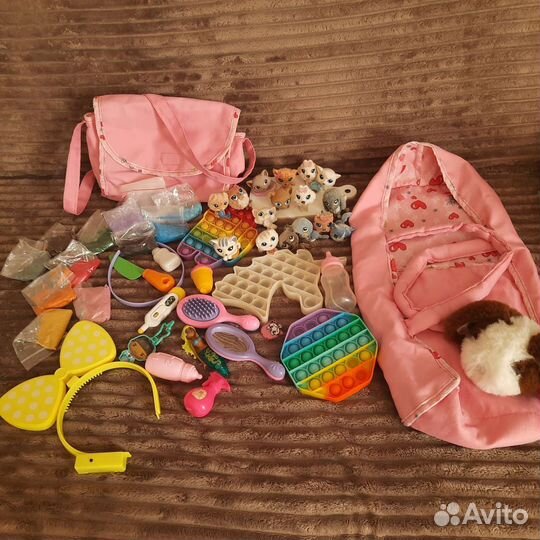 Игрушки пакетом для девочки