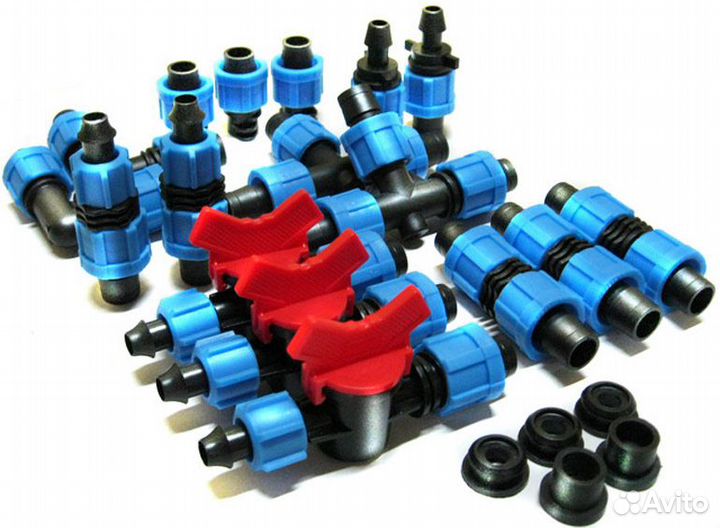 Фитинги для капельного полива растений