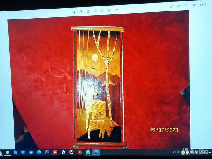 Панно из дерева СССР