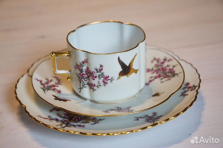 Антикварный чайный сервиз Pirken Hammer, 1870-е