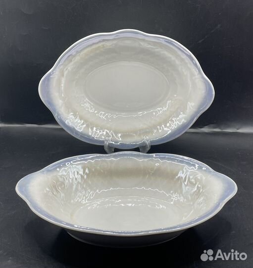 Блюда Коростень Посуда Фарфор Перламутр СССР