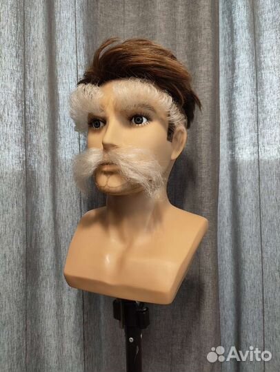 Усы, накладная борода Дед Мороз Санта Клаус