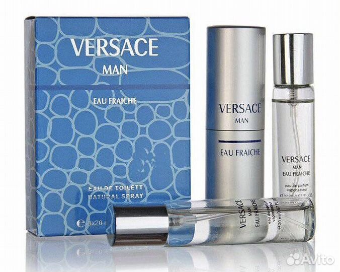 Духи набор Versace Eau Fraiche Man 3х20мл