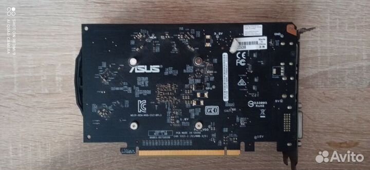 Видеокарта asus GeForce GTX 1050 phoenix