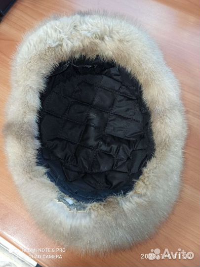 Мужская норковая кепка б/у