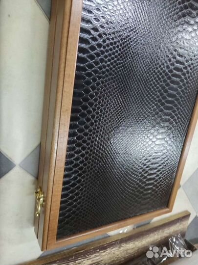 Нарды кожа большие новые