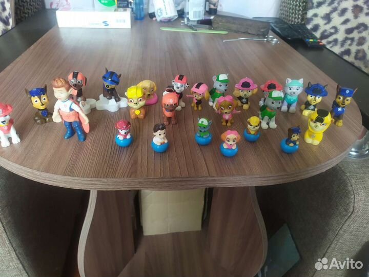 Коллекция мелких игрушек щенячий патруль