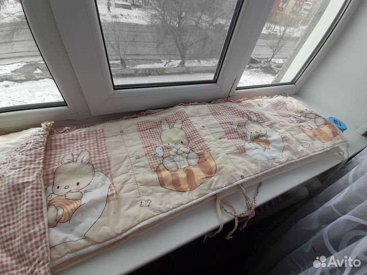 Бортики в детскую кроватку бу