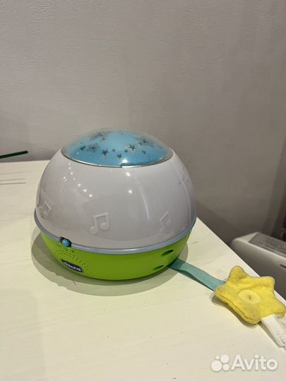 Детский музыкальный светильник ночник Chicco