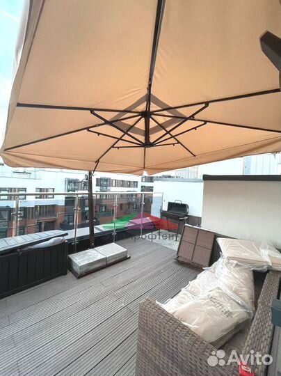 Уличный зонт на боковой опоре для дома, дачи, кафе