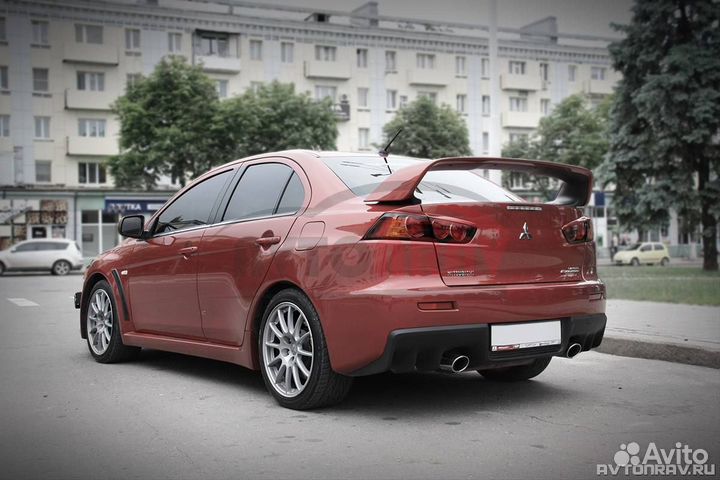 Реснички Sport на фонари Mitsubishi Lancer 10
