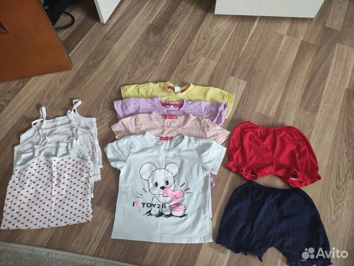 Одежда пакетом для девочки от года