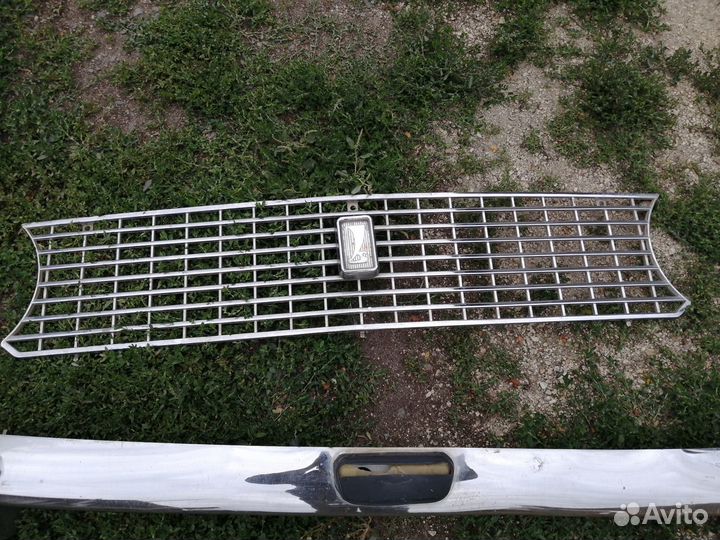 Хромированная решётка на ваз 2101