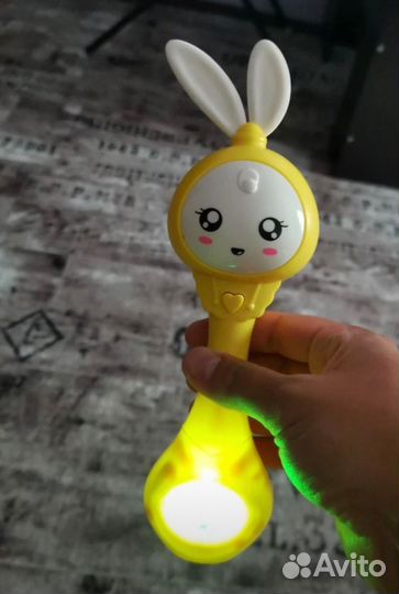 Погремушка музыкальная заяц