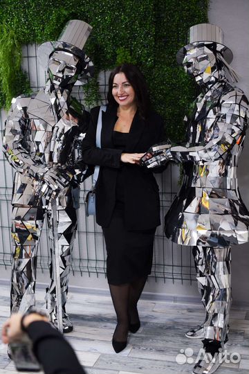 Зеркальные люди + Фотозона на праздник - Краснодар