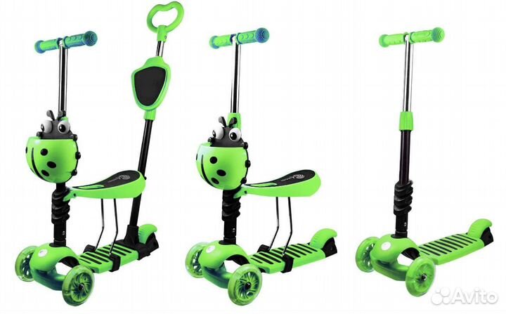 Самокат беговел 5 в 1. Новый