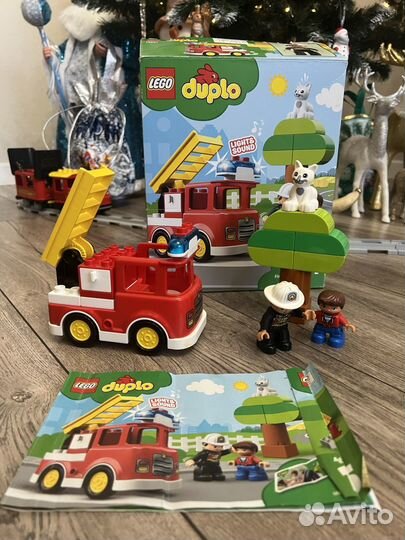 Lego duplo пожарная машина