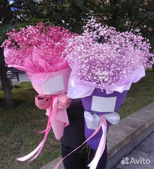 Воздушная цветная гипсофила