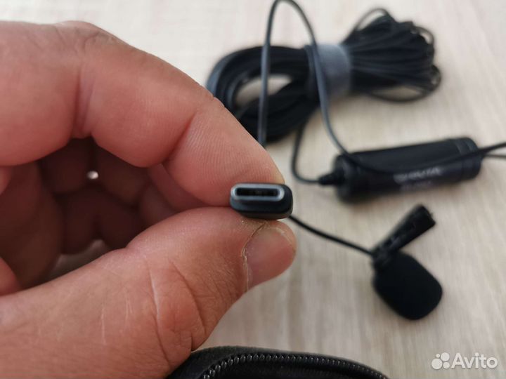 Петличный микрофон для телефона boya by-dm2