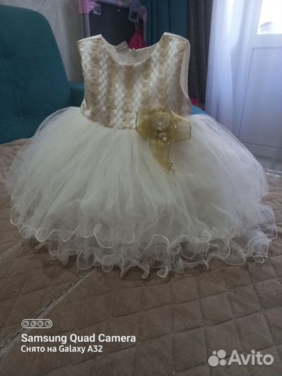 Платье для девочки 74