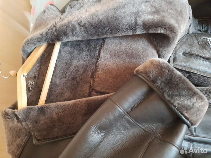 Дубленка натуральная мужская 56-58