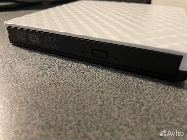 Оптический привод для CD / DVD дисков(Белый)