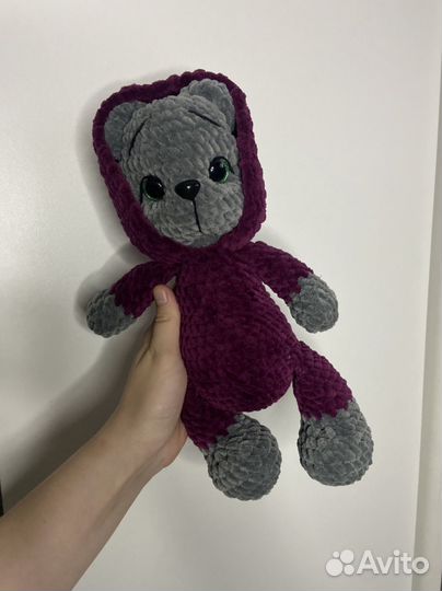 Мишка амигуруми, ручная работы, игрушка