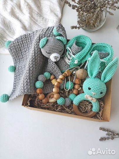 Погремушка грызунов, пинетки