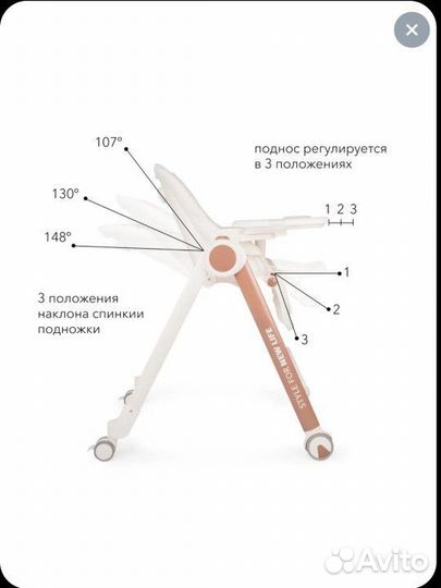 Стульчик для кормления happy baby berny v2 новый