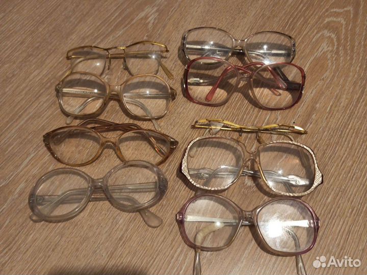 Очки разные оправы, линзы +