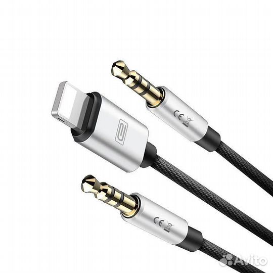 Кабель AUX, Jack 3,5mm(f) - Jack 3,5mm, 8-pin(f) E