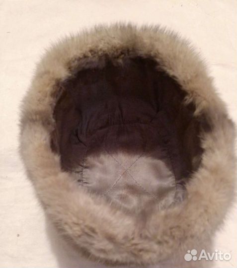 Норковая шапка мужская бу