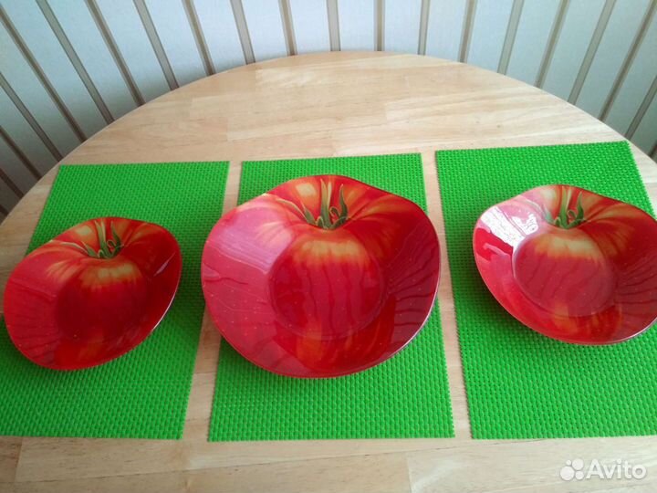 Набор салатников (3 шт, стекло)