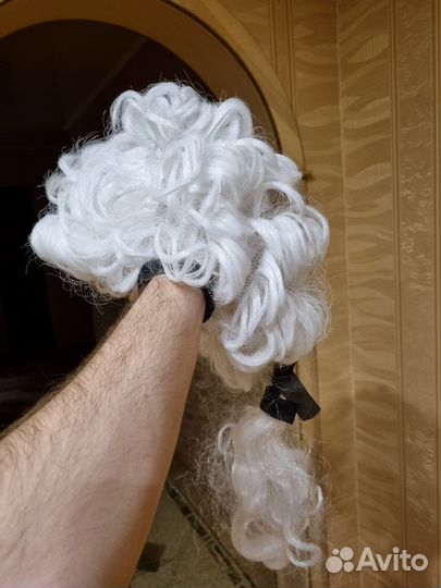 Парики карнавальные, борода Деда Мороза