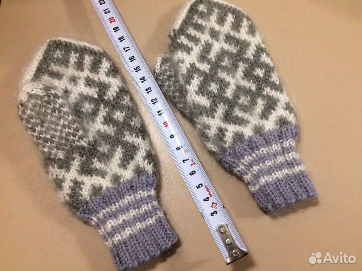 Варежки. Рукавицы шерстяные детские новые