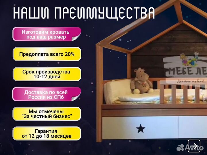 Детская кровать для двоих