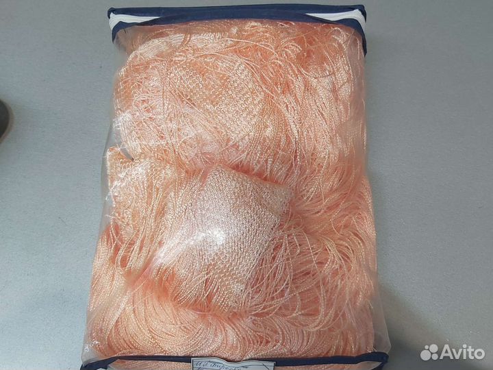 Кисея новая 3м персик